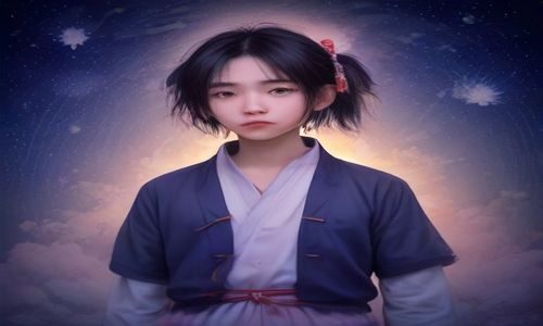 柔和暖色调的动漫插画分类页面示意图，画面中排列多张缩略图与标签